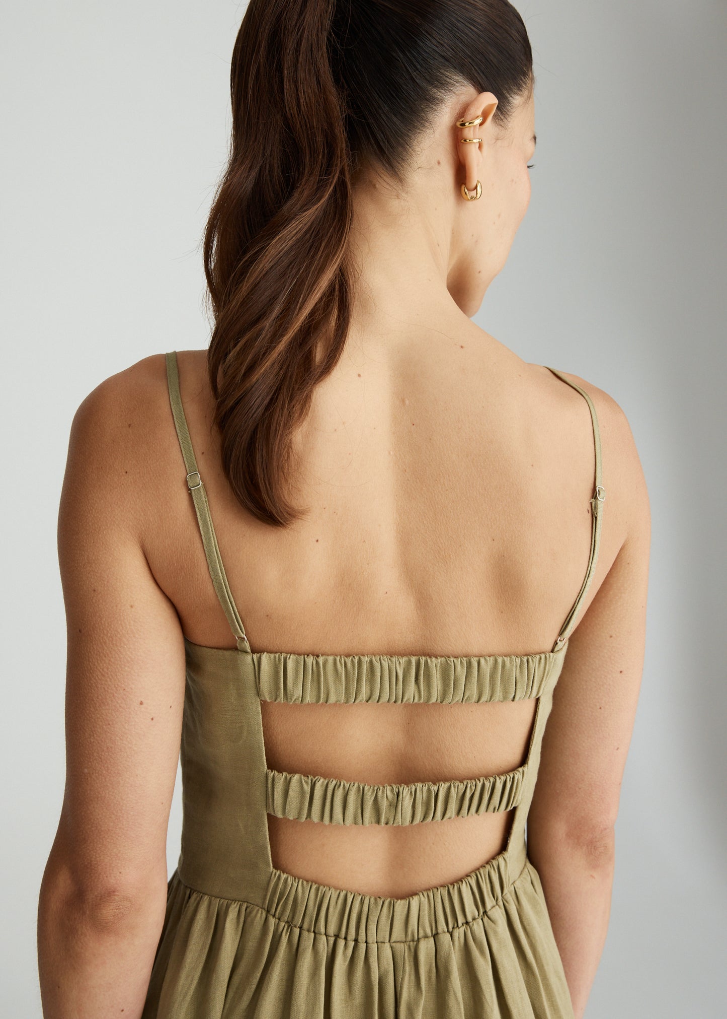 LULU LINEN MAXI IN SAGE