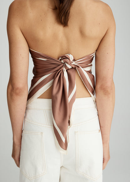 MATTIR SCARF IN COCOA