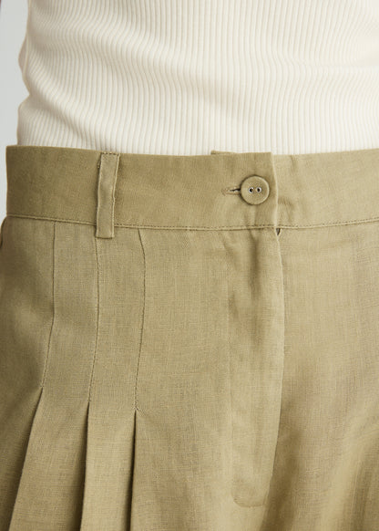 LULU LINEN PANT IN SAGE