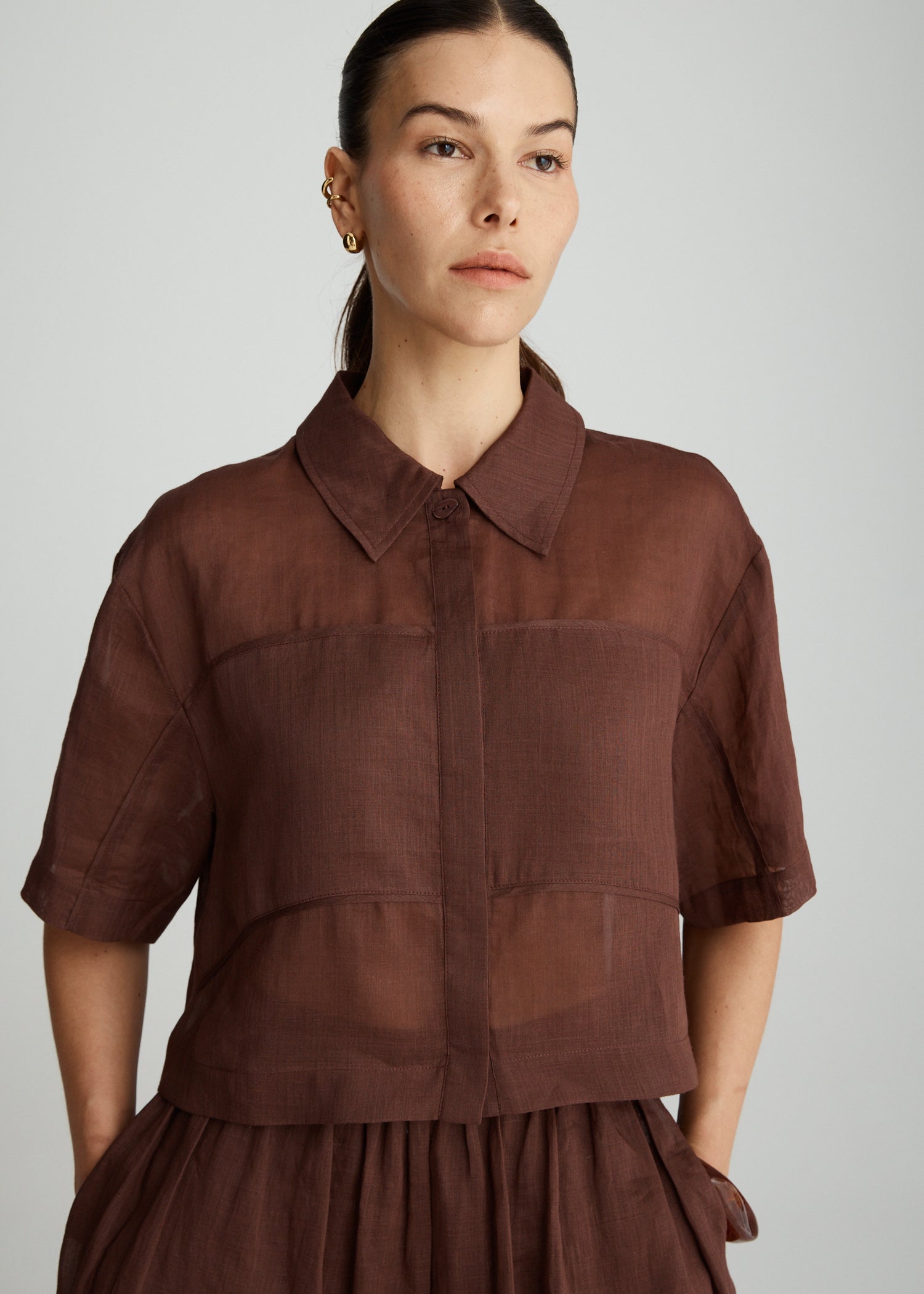 PRE-ORDER AIRE RAMIE CROP IN COCOA