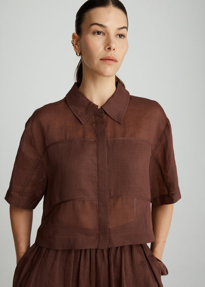 PRE-ORDER AIRE RAMIE CROP IN COCOA