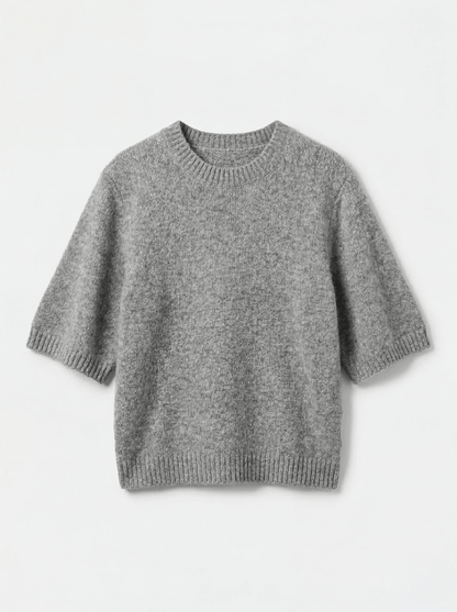 BRUSHED WOOL TEE