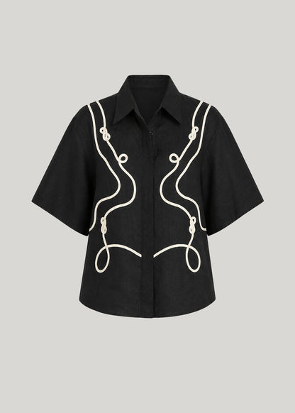 NOMAD APPLIQUE TEE