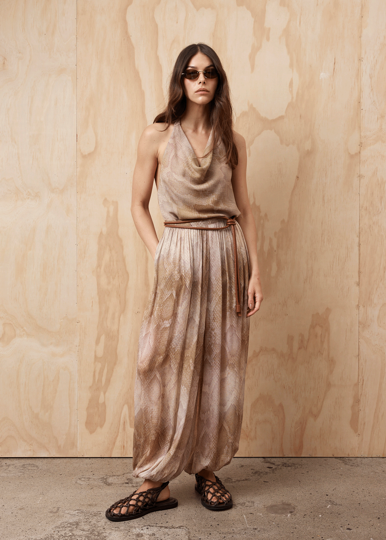 PRE-ORDER ALADDIN PANT IN PYTHON