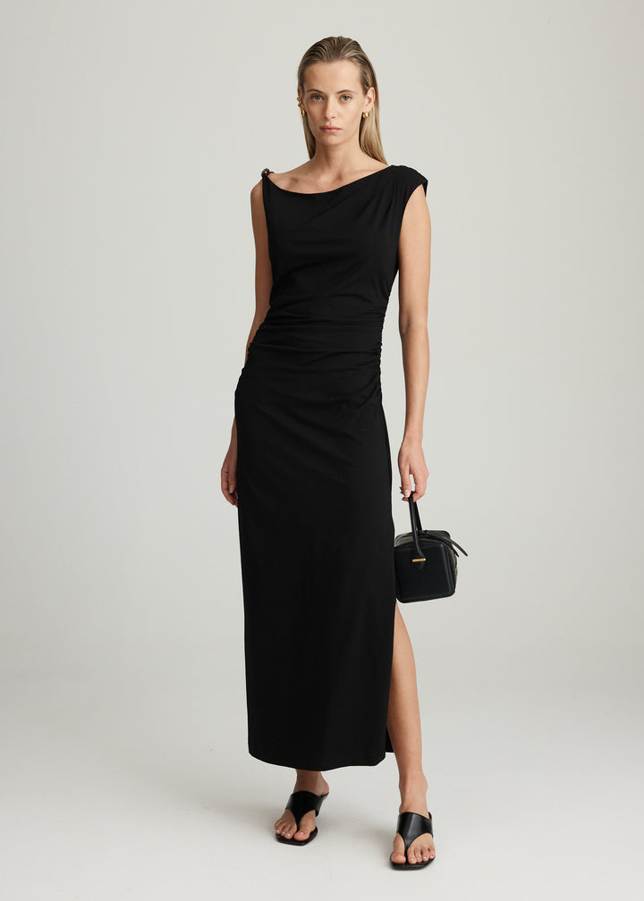 AERA DRAPED DRESS