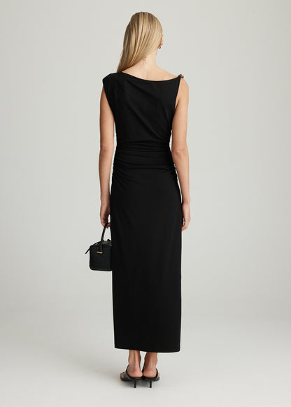 AERA DRAPED DRESS