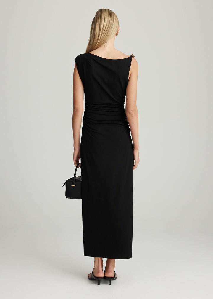 AERA DRAPED DRESS
