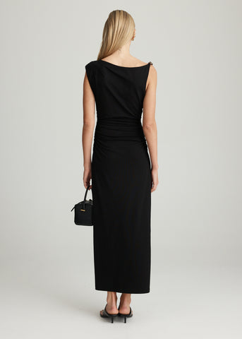 AERA DRAPED DRESS