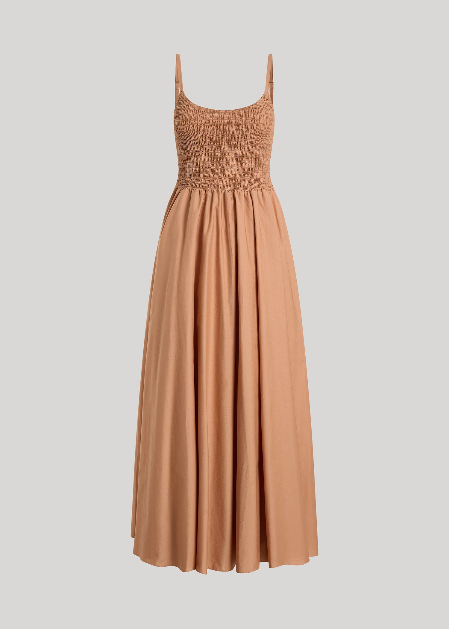 ZELLE SHIRRED MAXI
