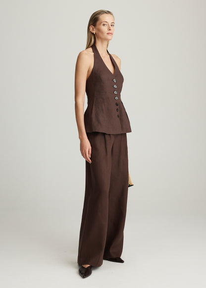 LUCIA LINEN VEST