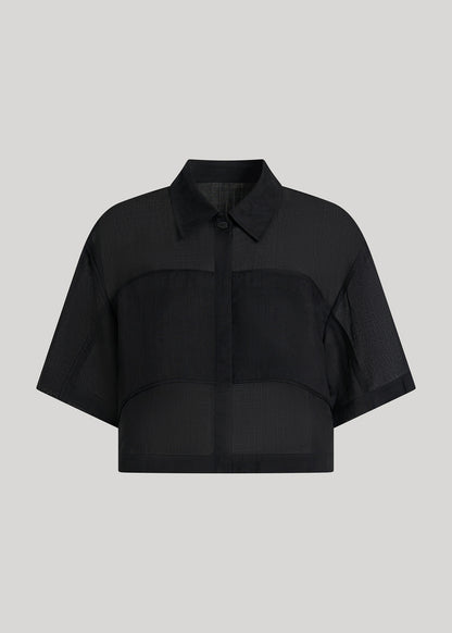 AIRE RAMIE CROP SHIRT