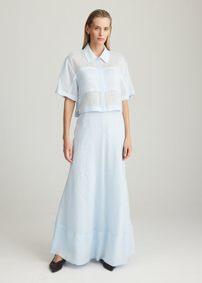 AIRE RAMIE CROP SHIRT